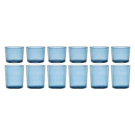 Oneida Stackables Entertain 365 Drinkware Set, Blue, 12 Pieces