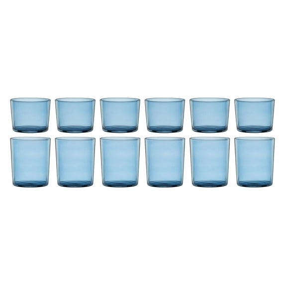 Oneida Stackables Entertain 365 Drinkware Set, Blue, 12 Pieces