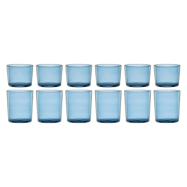 Oneida Stackables Entertain 365 Drinkware Set, Blue, 12 Pieces