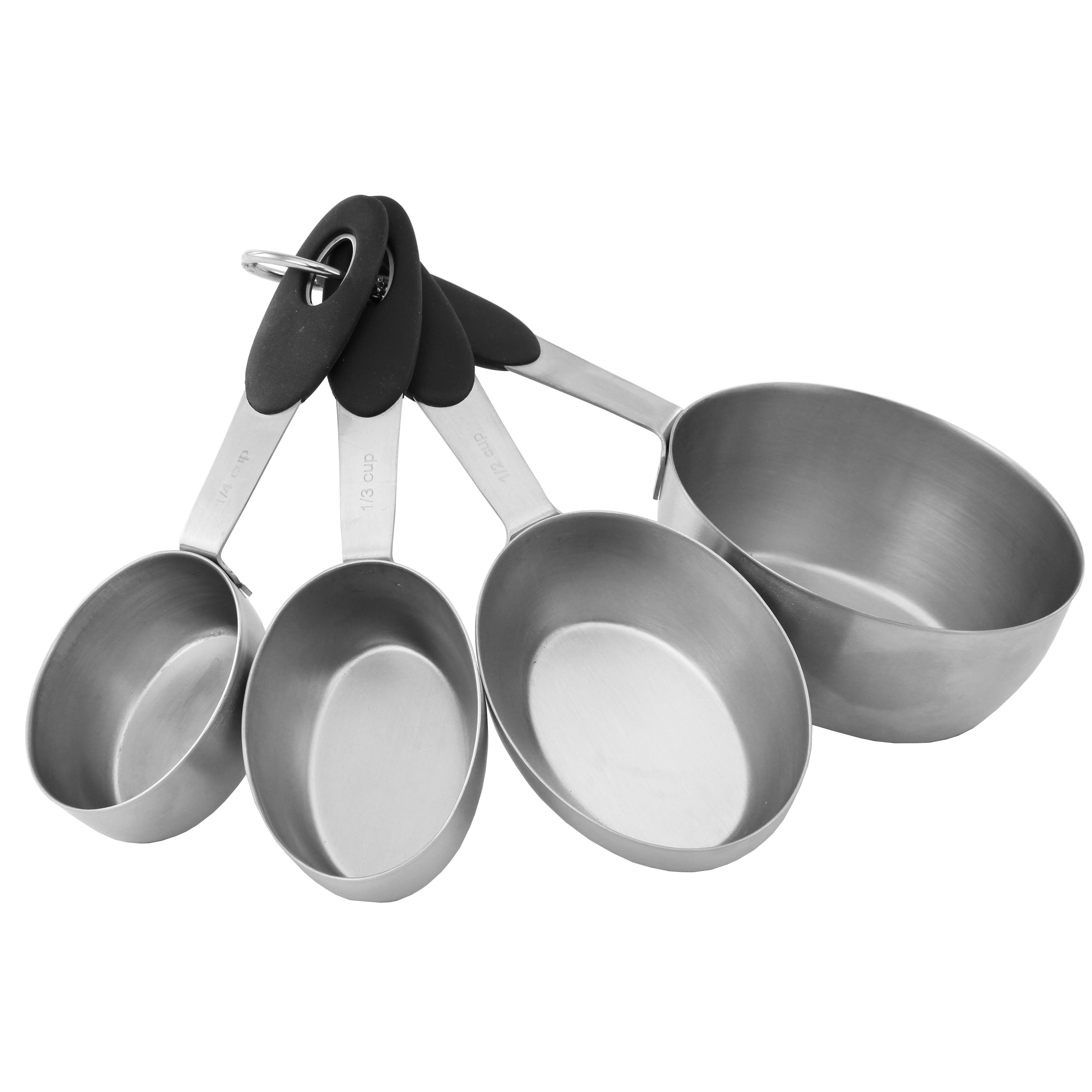 Mrs. Anderson's Baking Measuring Cups Set, Engraved Measurements for Liquid  Dry and Ingredients, Stainless Steel, 4-Piece - Blackstone's of Beacon Hill