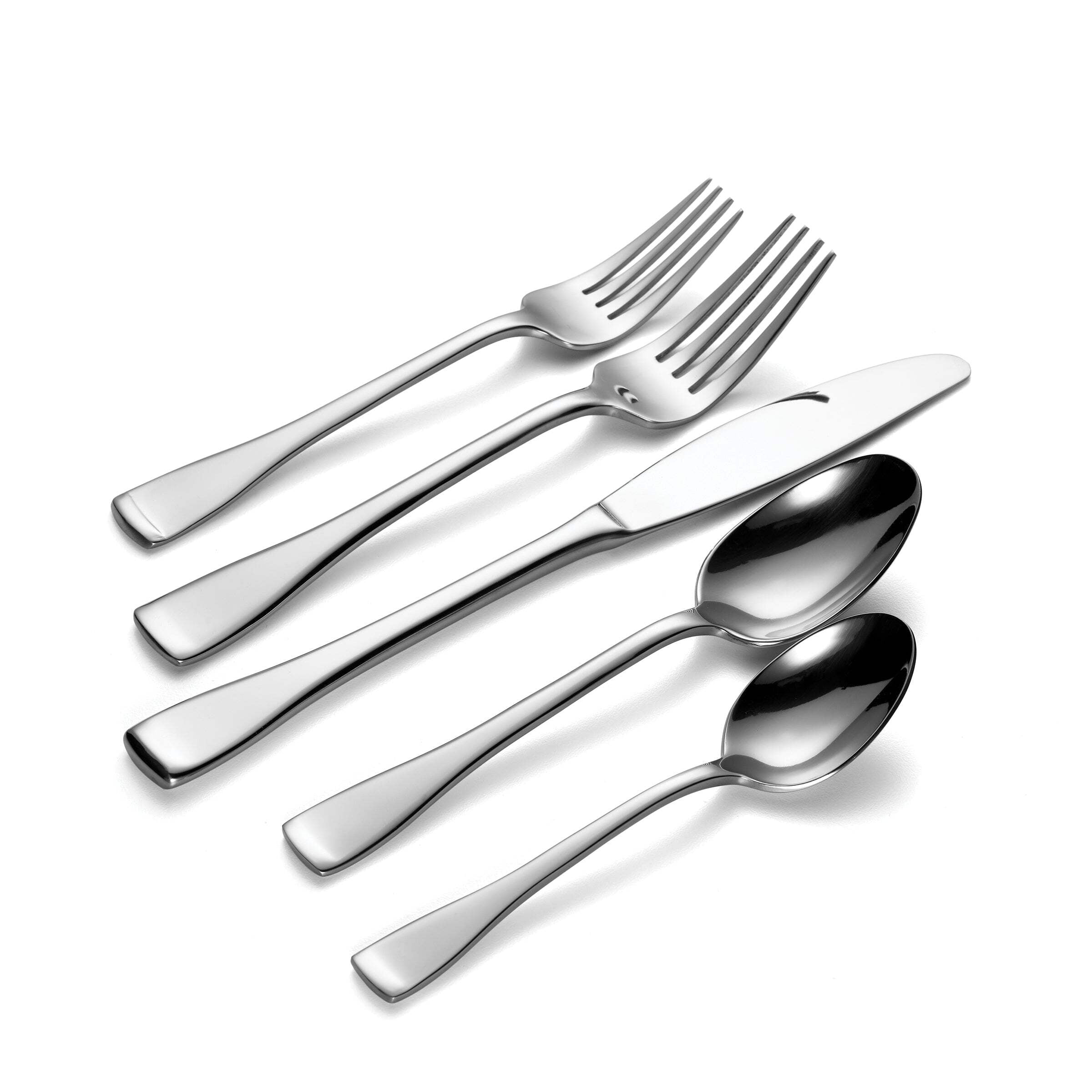 Oneida Ellis Set Posate 42 Pezzi – Acciaio Inox 18/0 – Design Classico Con Perline – Argento