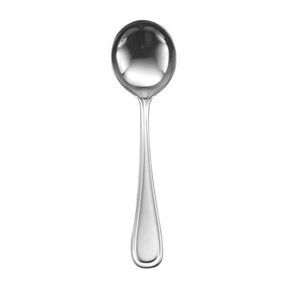 Oneida T015SRBF 6.875 in. New Rim Round Bowl Soup Spoon Silver