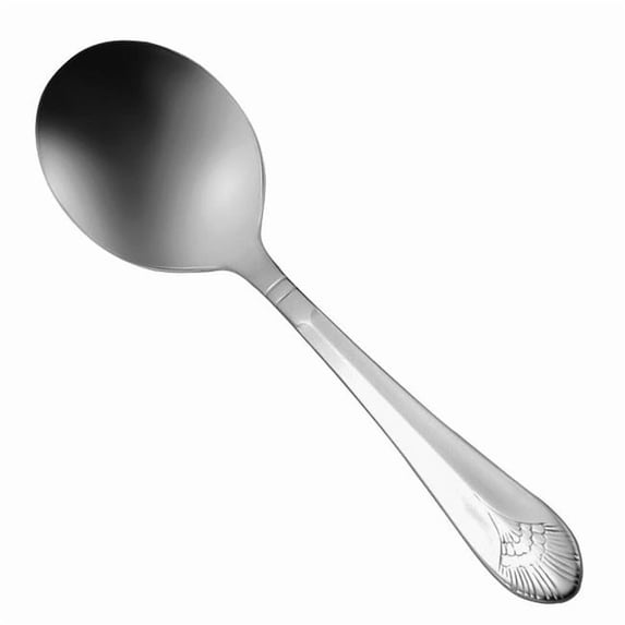 Oneida T131SBLF New York Stainless Steel Extra Heavy Weight Bouillon Spoon Silver
