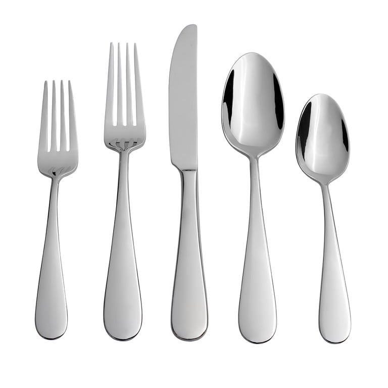 Oneida Teso 40-Piece Stainless Steel Flatware Set with Caddy