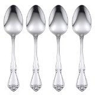 Oneida True Rose Stainless Steel Teaspoon (Set of Four)