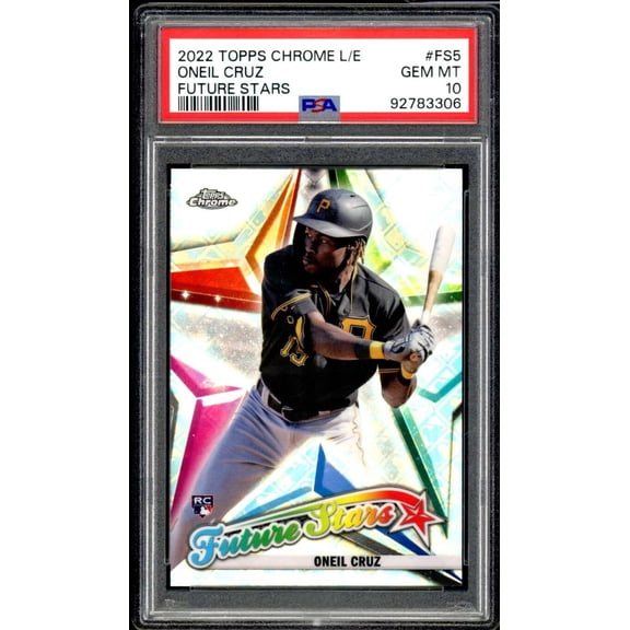 Oneil Cruz Card 2022 Topps Chrome L/E Future Stars #FS5 PSA 10