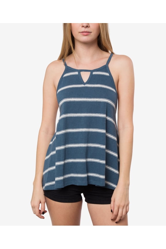 Oneill Juniors Cotton Saturn Cutout Tank Top Orion Blue XL