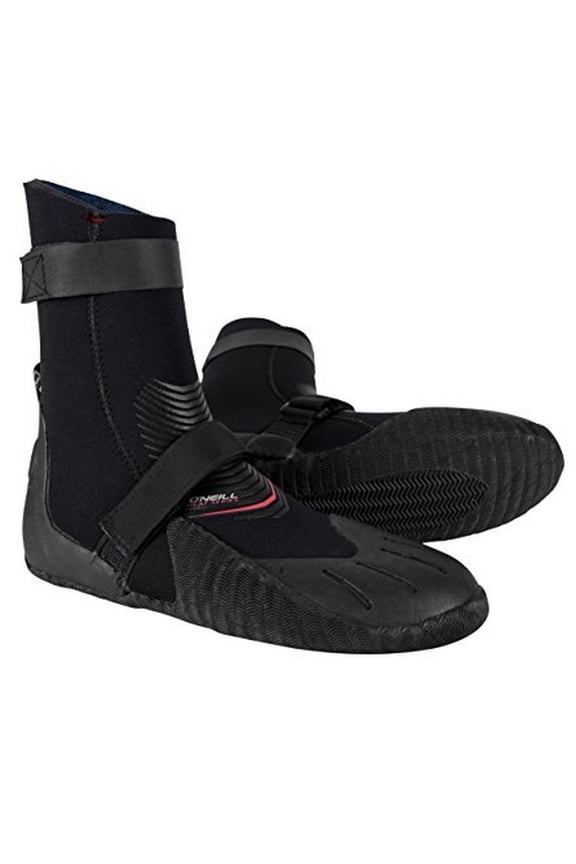 Oneill Unisex HEAT 5MM RT BOOT, BLACK, 8