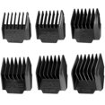 thumbnail image 1 of Oneisall 6Pcs Low Noise Dog Clippers Replacement Attachment Guard Combs, 3mm-18mm Cut Length - Black, 1 of 1