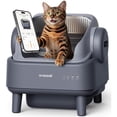 thumbnail image 1 of Oneisall CB02 Self Cleaning Litter Box with APP Control, Open-Top Smart Cat Litter Box Rinsable Easy Clean, Safety Protection&11L Large Waste Bin, Automatic Litter Box for Large Cats, Gray, 1 of 9