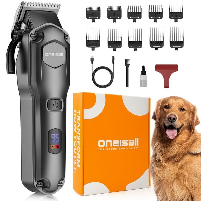 Oneisall DC-600 Dog Grooming Clippers, Cordless and Quiet