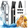 thumbnail image 1 of Oneisall RFC-676+P20 Dog Grooming Kit for Heavy Thick Hair&Coats/Low Noise Rechargeable Cordless Pet Shaver with Stainless Steel Blade and Dog Paw Trimmer/Waterproof Dog Shaver for Dogs Pets Animals, 1 of 8