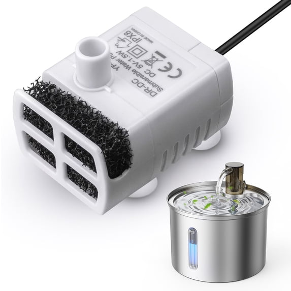 Oneisall Ultra Quiet Replacement Water Pump for 3L CW-03 Cat Water Fountain