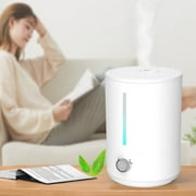 Onekawa Cool Mist Humidifiers,Quiet Ultrasonic Humidifier with 4L Water Tank for Bedroom,White