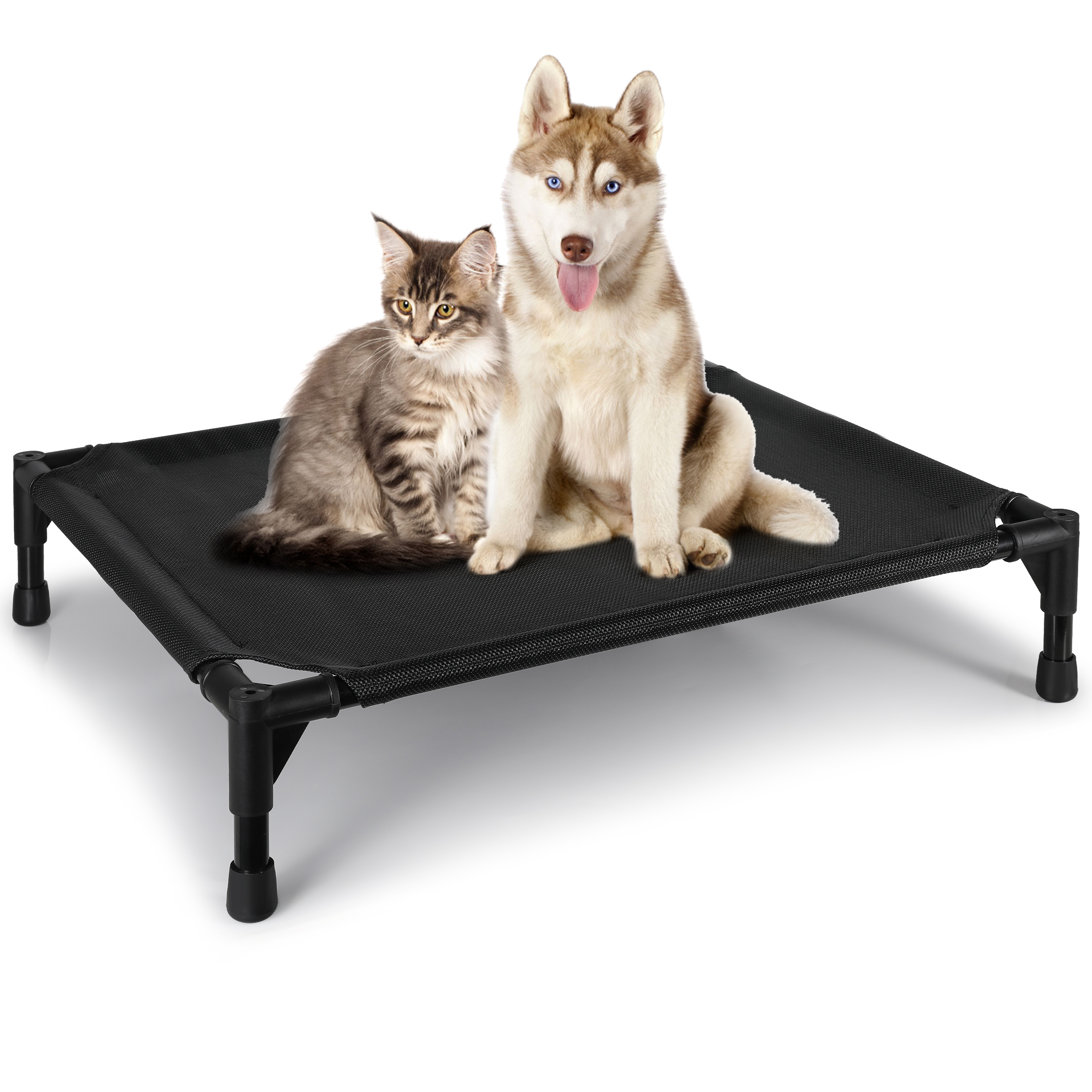 Tapis De Souris Bureau Petit Format 24x20cm - Design Mignon, Surface Lycra Lisse, Base Antidérapante, Noir