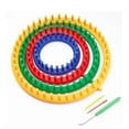 thumbnail image 1 of Onekawa Knitting Loom Set,Knit Quick Looms with Hook Needle,4 Pack(5.5", 7.5",9.5",11.5"), 1 of 7