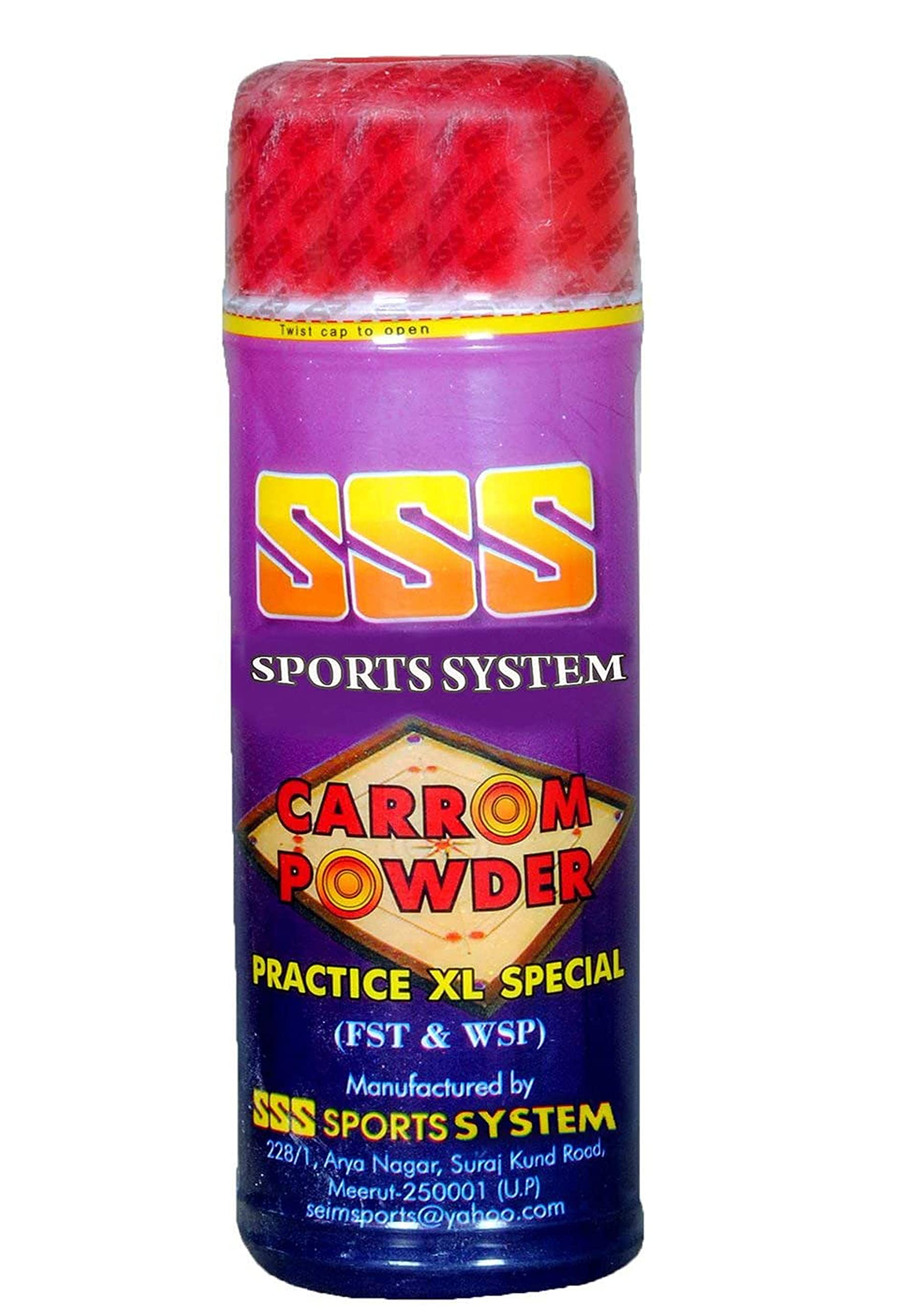 SSS Carrom Powder Practice XL | 250 Gram White Powder For Board Game Smoothing - View #6
