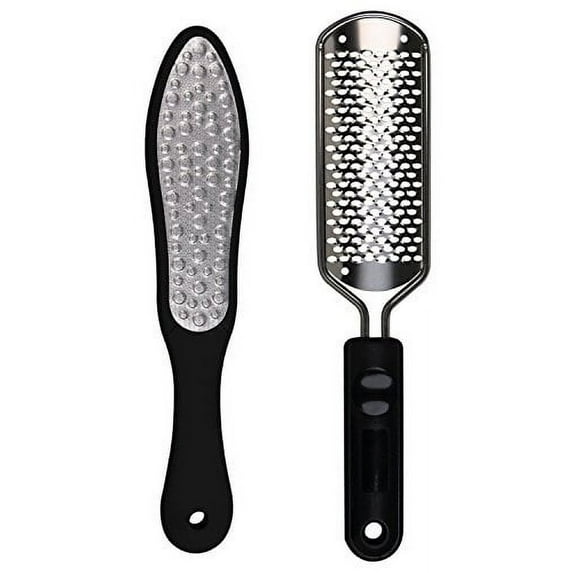 Oneleaf 2PCS Professional Pedicure Rasp Foot File Cracked Skin Corns Callus Remover for Extra Smooth and Beauty Foot