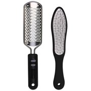 Oneleaf 2PCS Professional Pedicure Rasp Foot File Cracked Skin Corns Callus Remover for Extra Smooth and Beauty Foot