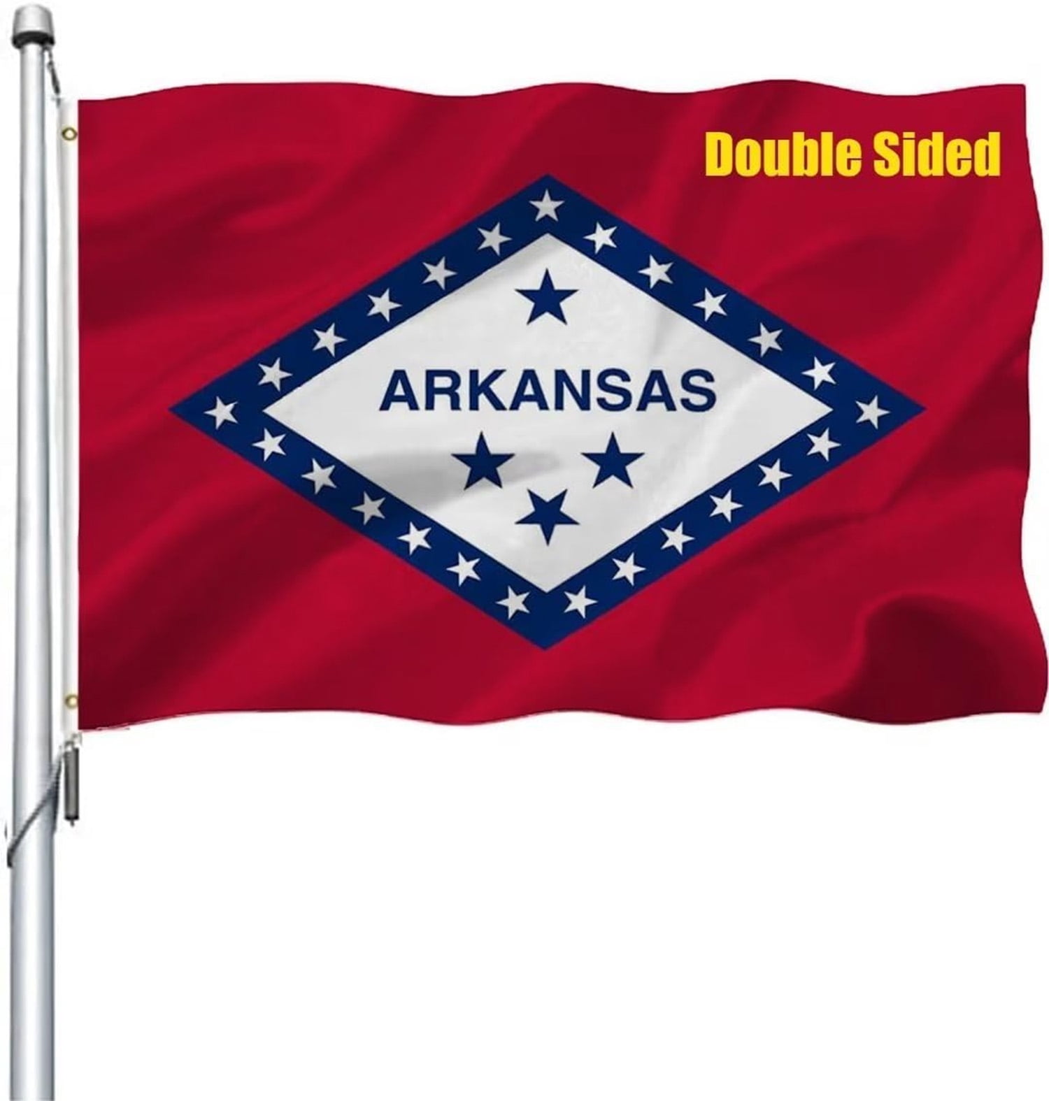 Oneluffy Arkansas Flag 2x3 Outdoor Double Sided Arkansas Razorback Flag ...