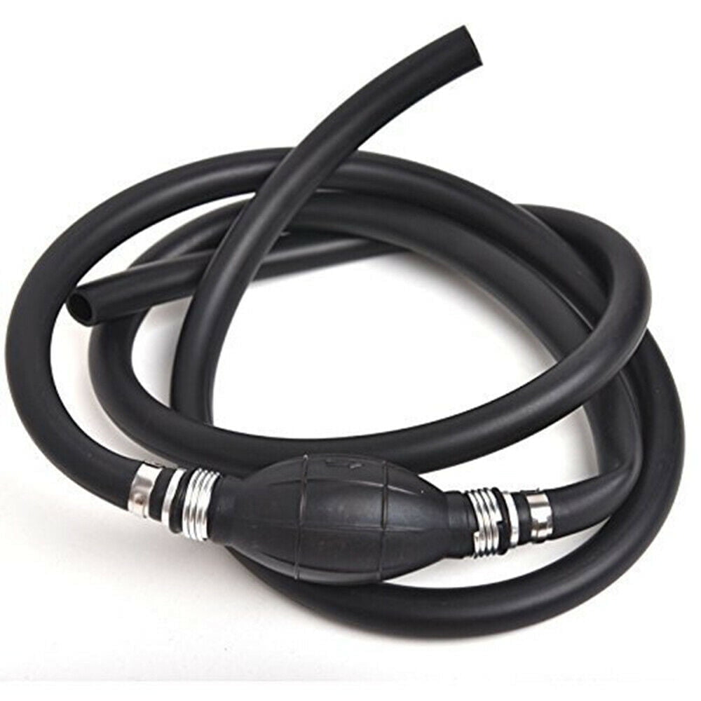 KingFurt  3/8" Marine Outboard Boat Motor Fuel Gas Hose Line Assembly with Primer Bulb Connector