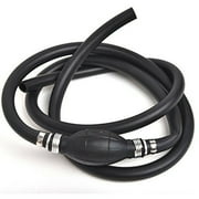 KingFurt 3/8" Marine Outboard Boat Motor Fuel Gas Hose Line Assembly with Primer Bulb Connector