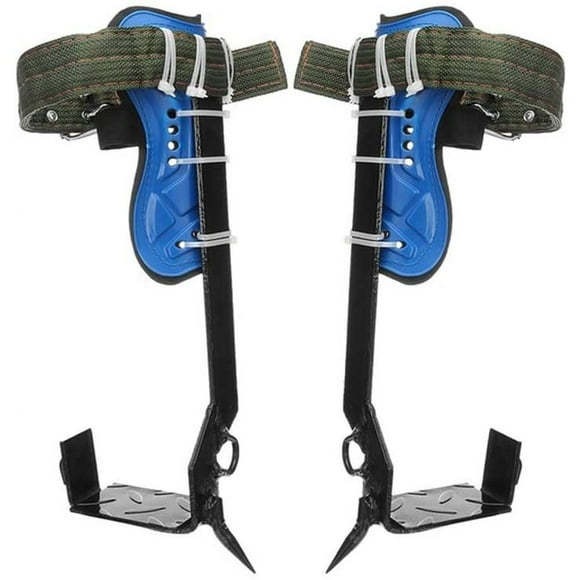 Onemayship 2pcs Tree Climbing Spike Set 2 Gear with Harness Belt Pole Climbing Spikes Adjustable Climbing Tree Non-Slip Pedal for Picking Fruit,Climbing