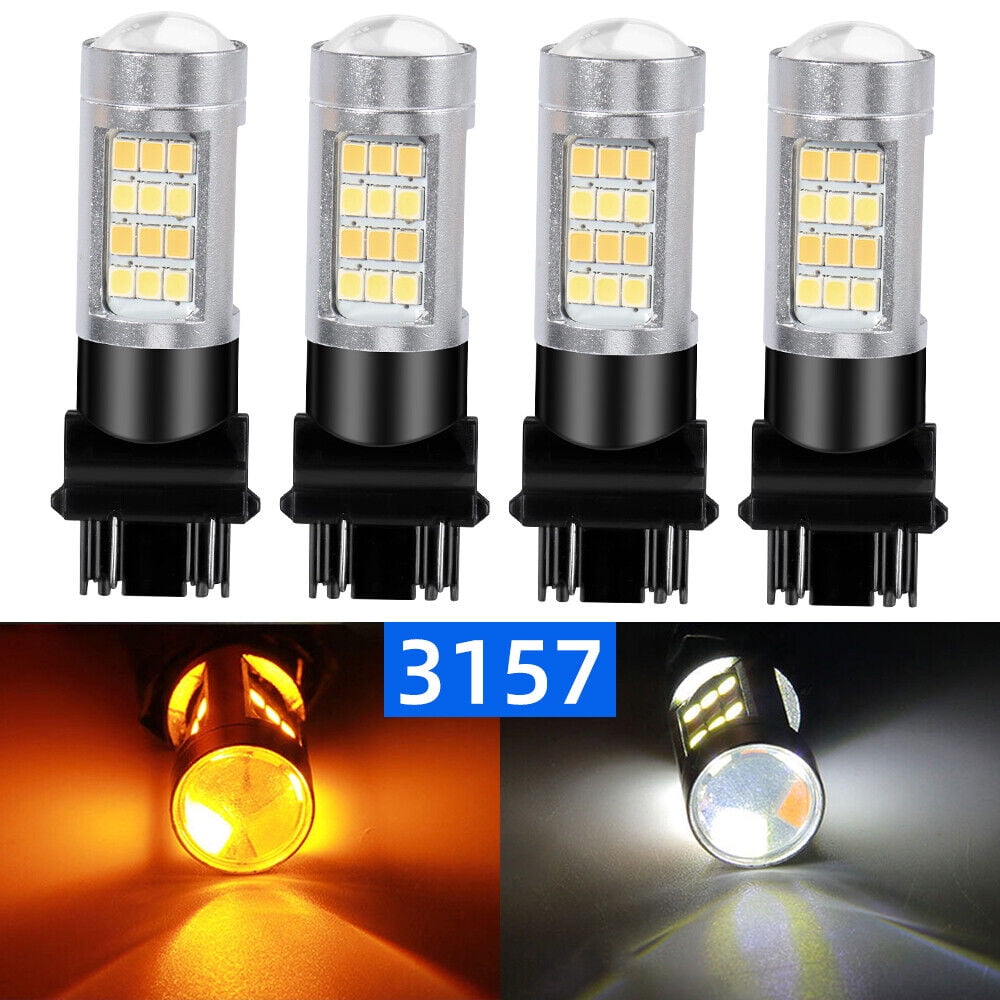 BRISHINE CANBUS 3157 Switchback LED Bulbs Built-in Resistor - Foto 6