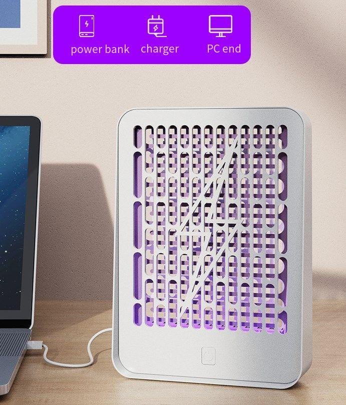 Onemayship Bug Zapper Light Purple & Night Light USB Charged 5V-2W-1200MA ABS Material
