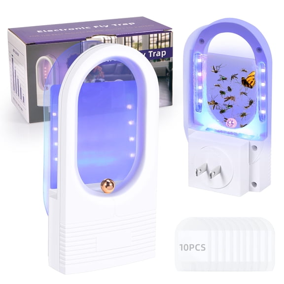 Onemayship Electric Insect Zapper 2 Pack UV Lights Home Pest Control Indoor Bug Traps(Blue)