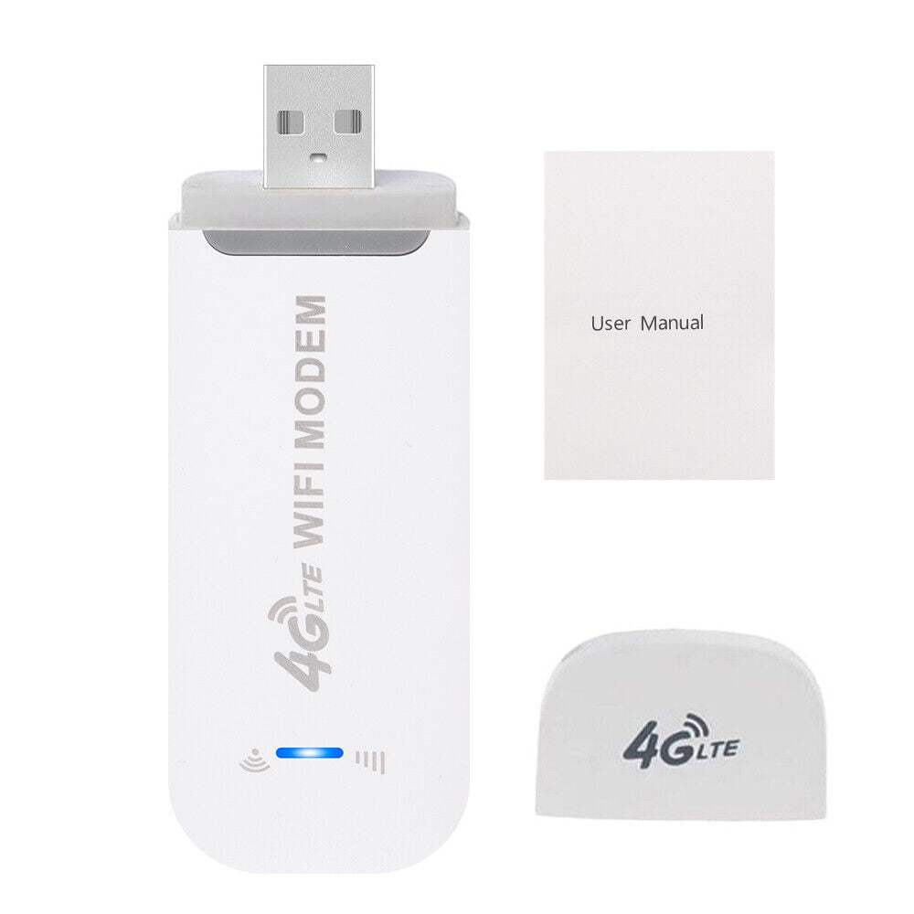 Onemayship Portable 4G Wireless Router Unlocked LTE Modem Mobile Broadband SIM Card Slot WIFI Hotspot Travel Essential(White)