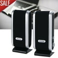 Best Wired Desktop Speakers Onemayship USB Powered Wired Computer Speakers, 3.5mm Jack, Desktop PC