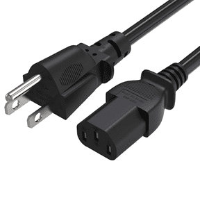 Onerbl 3 Prong AC in Power Cord Compatible with FiiO BR15 R2R High-Resolution 6.0 Audio Receiver with QCC5181, aptX Lossless & LDAC, 24-Bit R2R DAC
