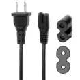 thumbnail image 1 of Onerbl 6FT 2 Prong Ac Power Lead Cable Cord 18AWG Replacement for Samsung Ultra HD Smart LED TV 26" 28" 30" 32" 33" 40" 43" 49" 50" 55" 60" 65" 75" 82" LED Monitor Screen Part 3903-000598, 1 of 3