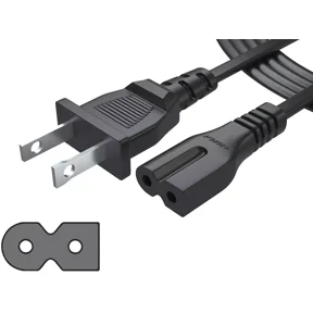 Onerbl AC Power Cord Compatible with BDP-BX1, BDP-BX2, BDP-N460, BDP-S1000 BDP-S1000ES, BDP-S300 Blu-Ray Disc DVD Player Power Supply Adapter Cord Cable