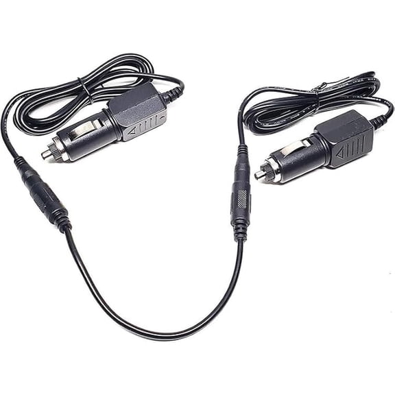 Onerbl Car 2 Cigarette Lighter Plug 12V DC Adapter Compatible with Snap On Male to Male EEJP500-8 Deluxe Jump Box Matco Tools MTJS1222P Jump Starter 12Volt MTJS1222 Power Supply Cord Battery Charger