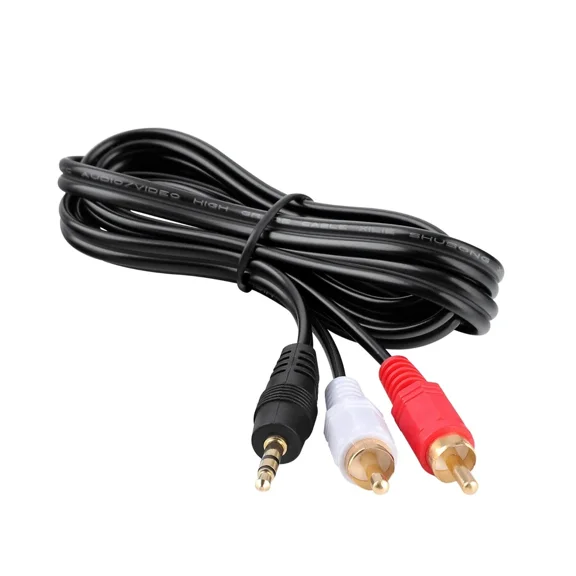 Onerbl Replacement 3.5mm to 2 RCA Audio Cable for Rocketfish RF-WSW312 BTR315 Transmitter Receiver