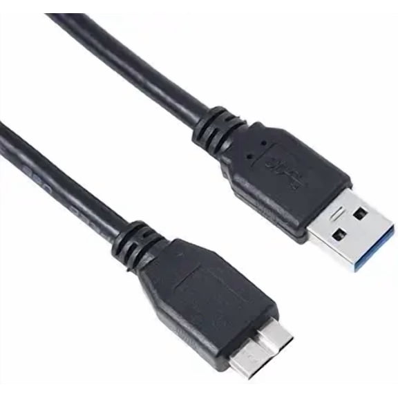 Onerbl USB 3.0 Cable Compatible with WD Elements HDD WDBPCK0010BBK Power Supply Cord Cable