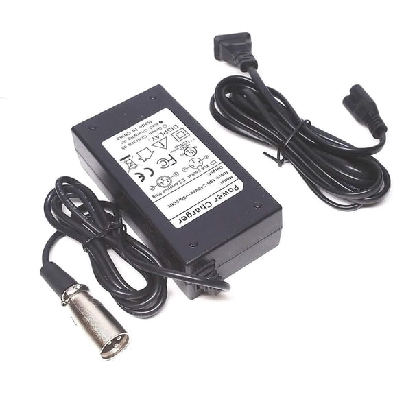 Onerbl XLR 3Pin 54.6V 2A Charger Replacement for SOHAMO A3 48V Battery 54.6VDC 2000mA Power Supply Adapter Cable Cord