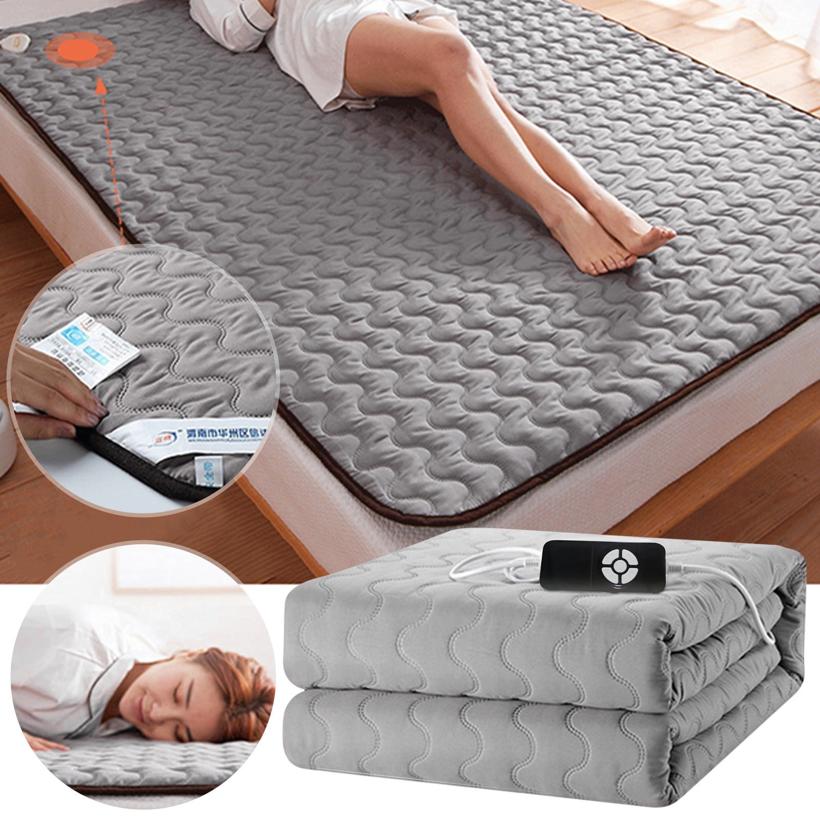 Oneshit Heated Mattress Pad Single Control Easy Set And Fast Heating