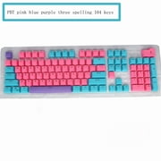 Oneshit Keyboard On Clearance Suitable for Logitech K845 translucent-104 key multi-color keycap