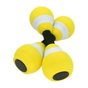 Oneshit Pool Games and Toys Clearance High-Density EVA-Foam Dumbbell Set, Water Weight, Swim Belt, Soft Padded, Water Aerobics, Aqua , Pool Fitness, Water Exercise Yellow
