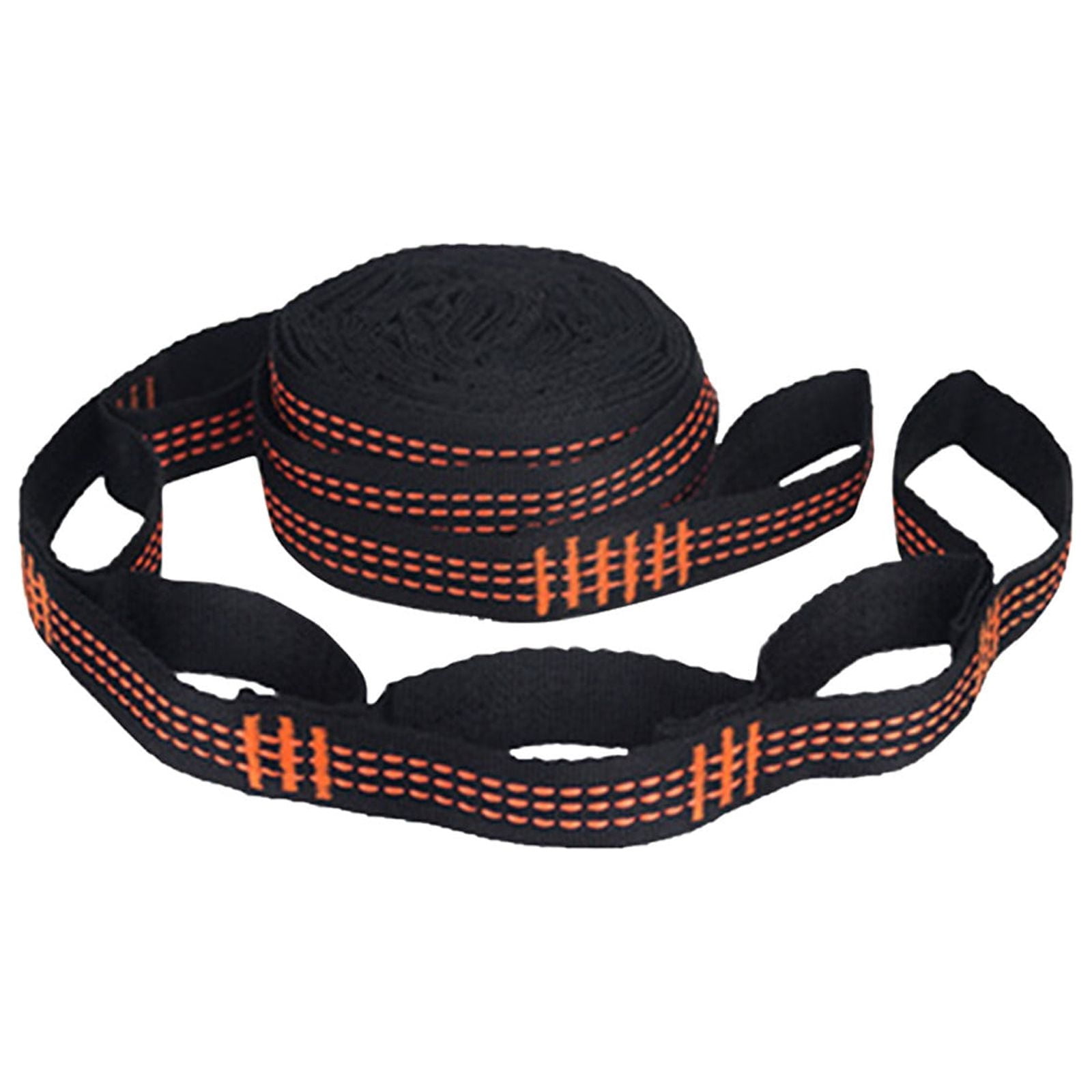Oneshit Reinforced Polyester Strap For High Loadbearing Black Outdoor