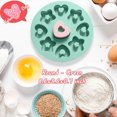 thumbnail image 1 of Oneshrt 9 Cavities Silicone Heart Mold, Heart Shaped Small Cake Moulds, Chocolate Mold for Valentine Day Baking, Dessert Tool Cake Decoration (Round - Green), 1 of 7