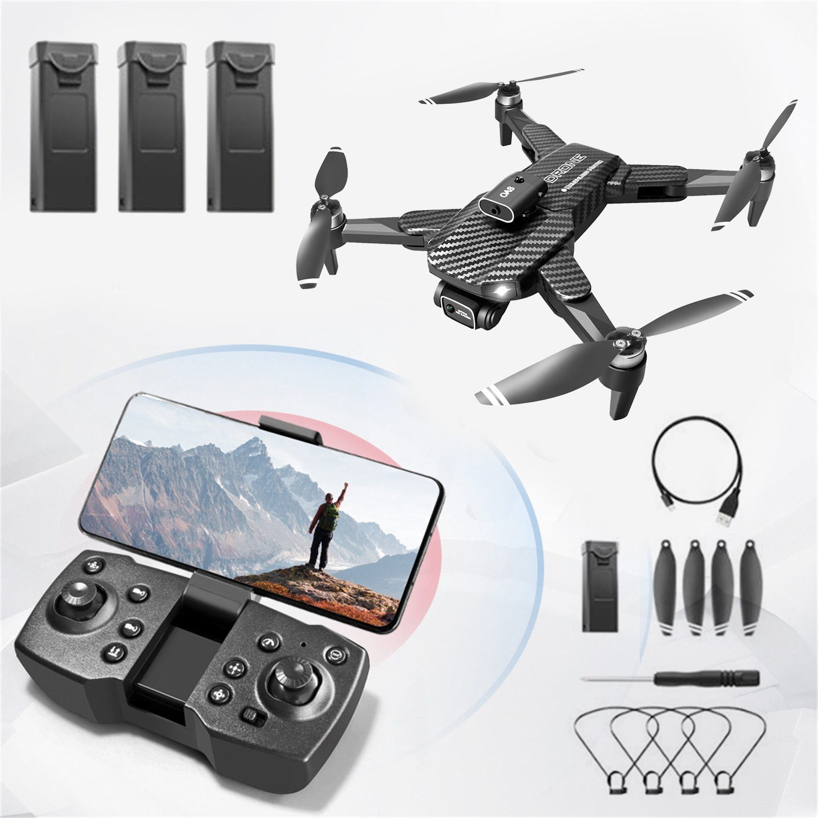 Oneshrt Drone with Camera for Adults Clearance Brushless Hd Aerial