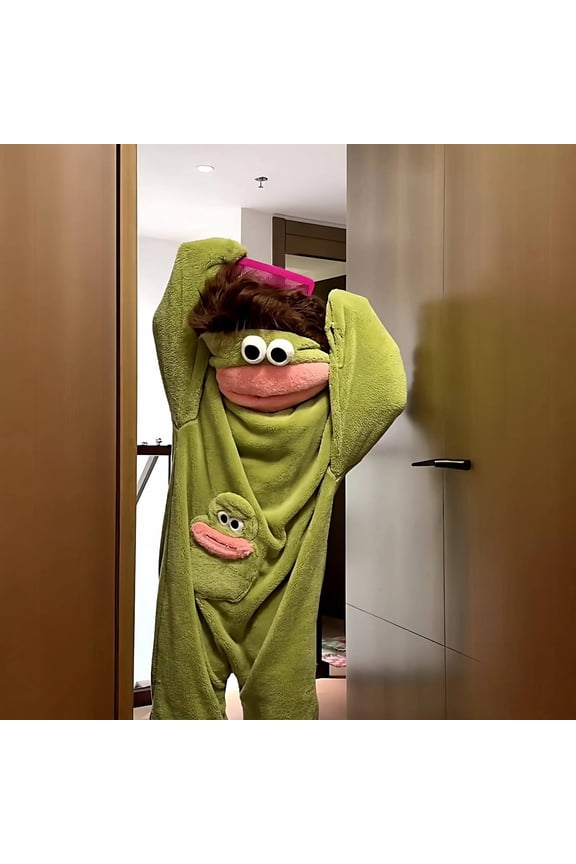 Onesie, Big Mouth Monster Onesie, Cozy Home Loungewear Monster 𝐏ajamas with Comb Rompers