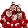 thumbnail image 1 of Onesie Family Christmas Pajamas Matching Sets Holiday Sleepwear Christmas Pajamas Onesie Animal Jumpsuit Sleepwear Adult Couples, 1 of 7
