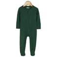 thumbnail image 1 of Onesie Pajamas Baby Boys Girls Cotton Rompers Footed Pajamas Zipper Long Sleeve Sleeper Jumpsuit Burts Bees Christmas Pajamas 0-3 Months, 1 of 7