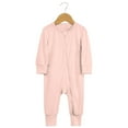 thumbnail image 1 of Onesie Pajamas Girls Baby Cotton Rompers Footed Pajamas Zipper Long Sleeve Sleeper Jumpsuit Baby Winter Clothes 0-3 Months, 1 of 5