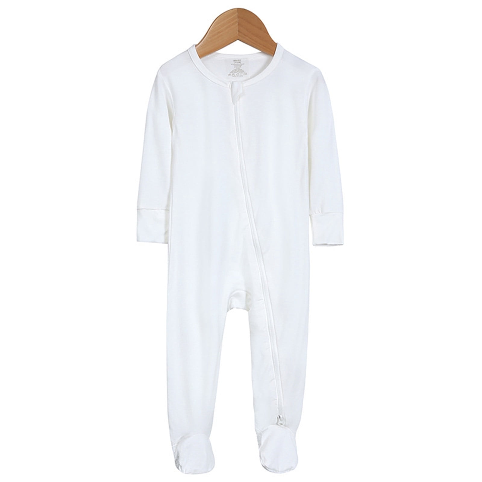 Onesies Baby Boys Girls Cotton Rompers Footed Pajamas Zipper Long Sleeve Sleeper Jumpsuit Baby Girl Winter Clothes 0-3 Months